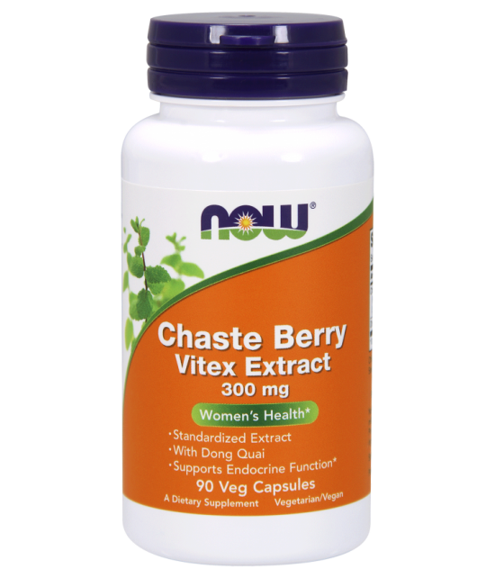 Chaste Berry Vitex Extract 300 Mg Veg Capsules