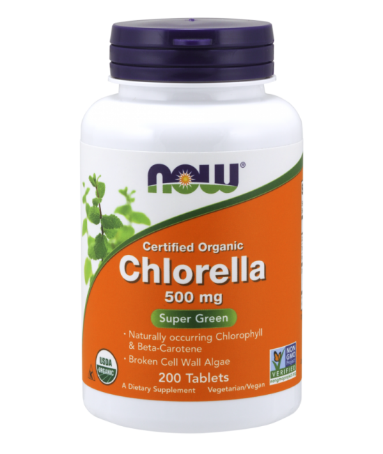 Chlorella 500 Mg, Organic Tablets