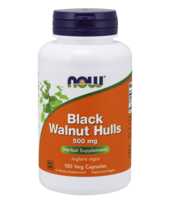 Black Walnut Hulls 500 Mg Veg Capsules