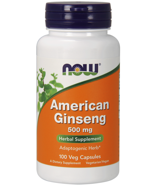American Ginseng 500 Mg - Veg Capsules