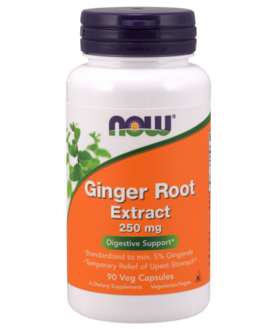Ginger Root Extract 250 Mg Veg Capsules