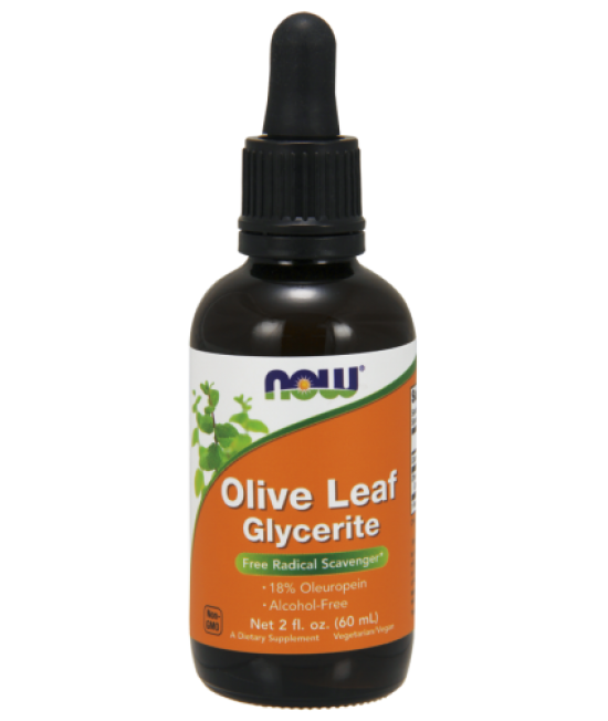 Olive Leaf Glycerite 18% Liquid