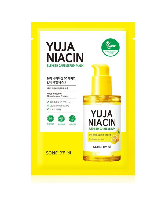 Yuja Niacin Brightening 30 Days Blemish Care Serum Mask