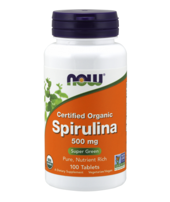 Spirulina 1,000 Mg Tablets, Certified Organic
