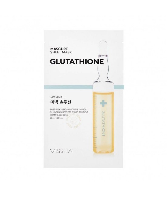 Mascure Glutathione Rescue Solution Sheet Mask